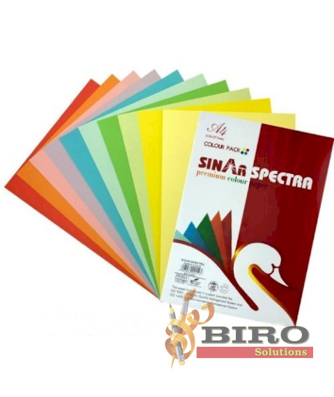 Hîrtie colorată, A4, 10 culori, 100 foi
